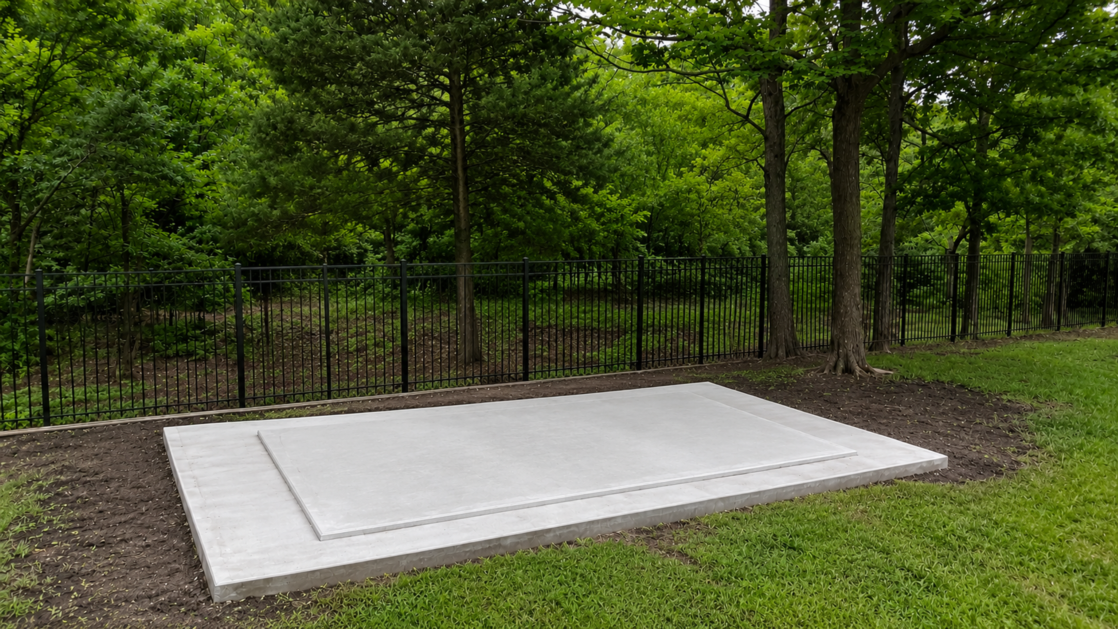 Concrete slab foundation