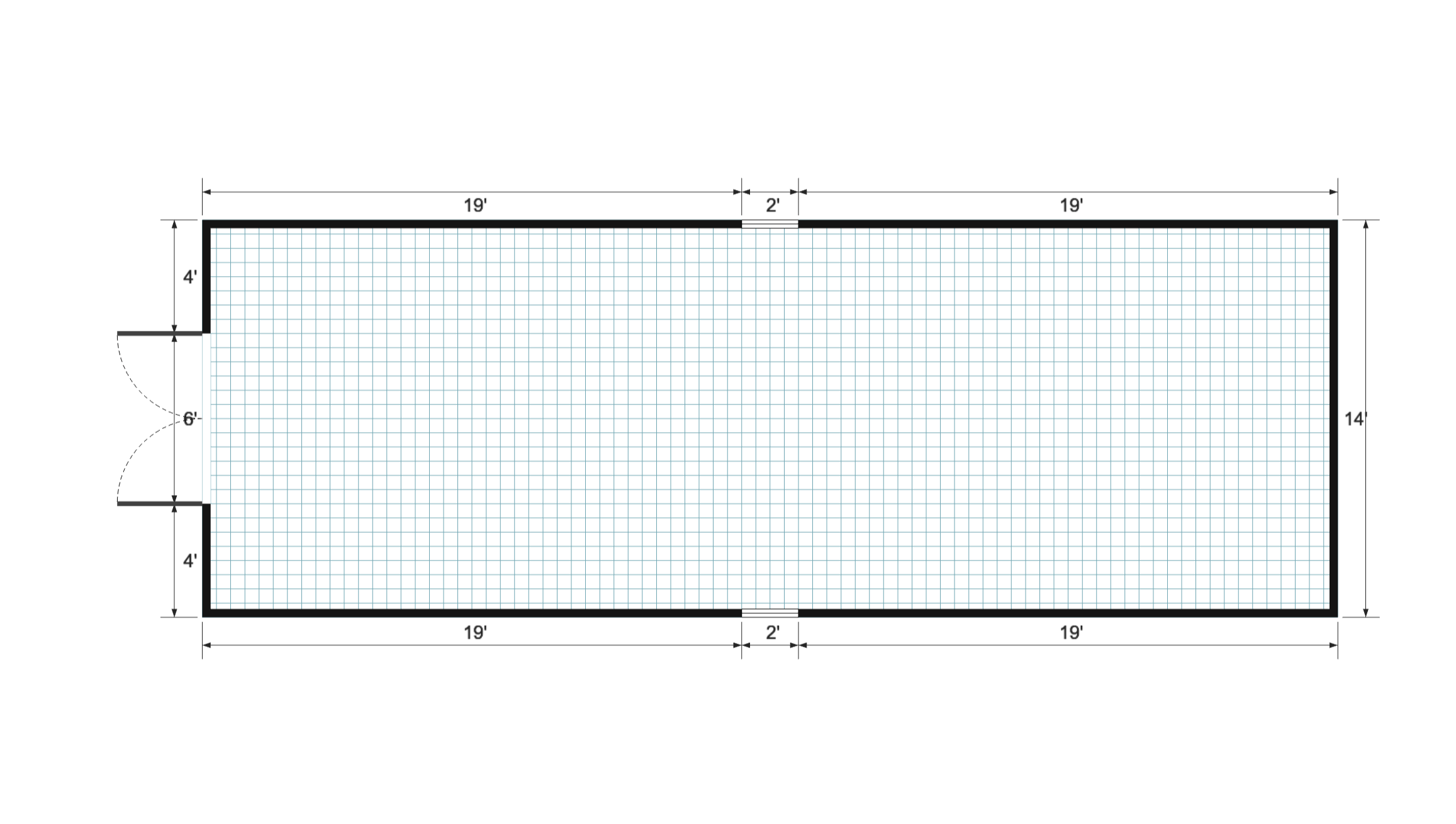 Premier 14×40 floor plan