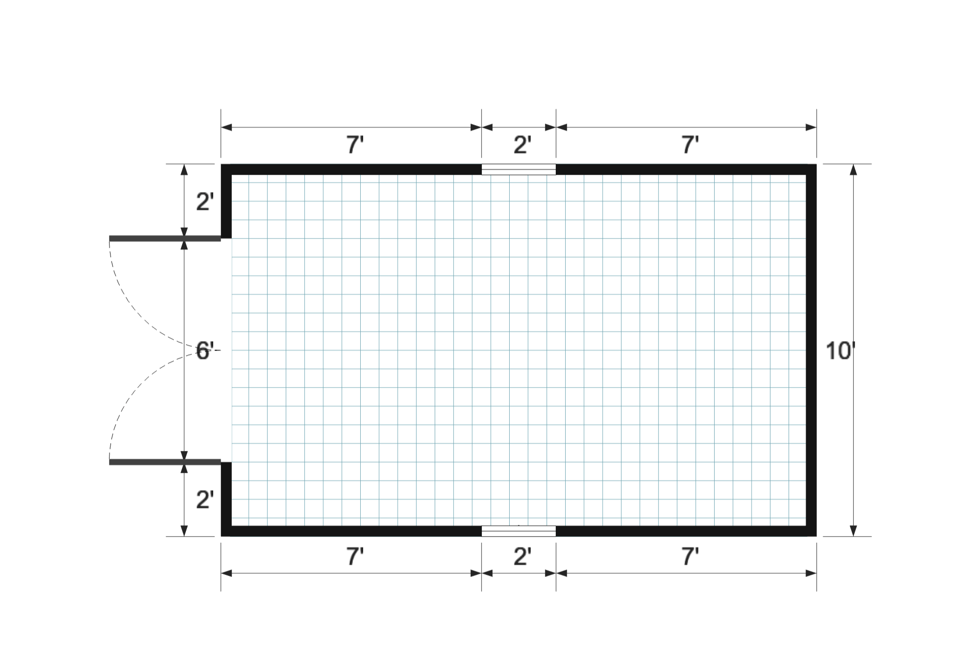 Premier 10×16 floor plan