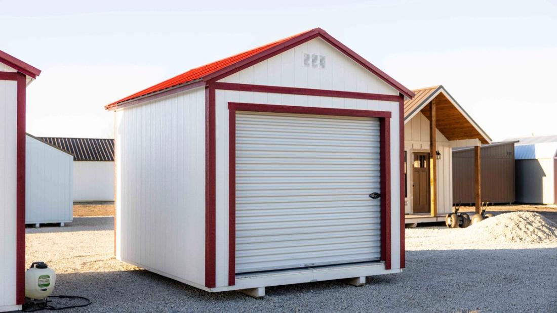 10x12 Gable Shed — exterior