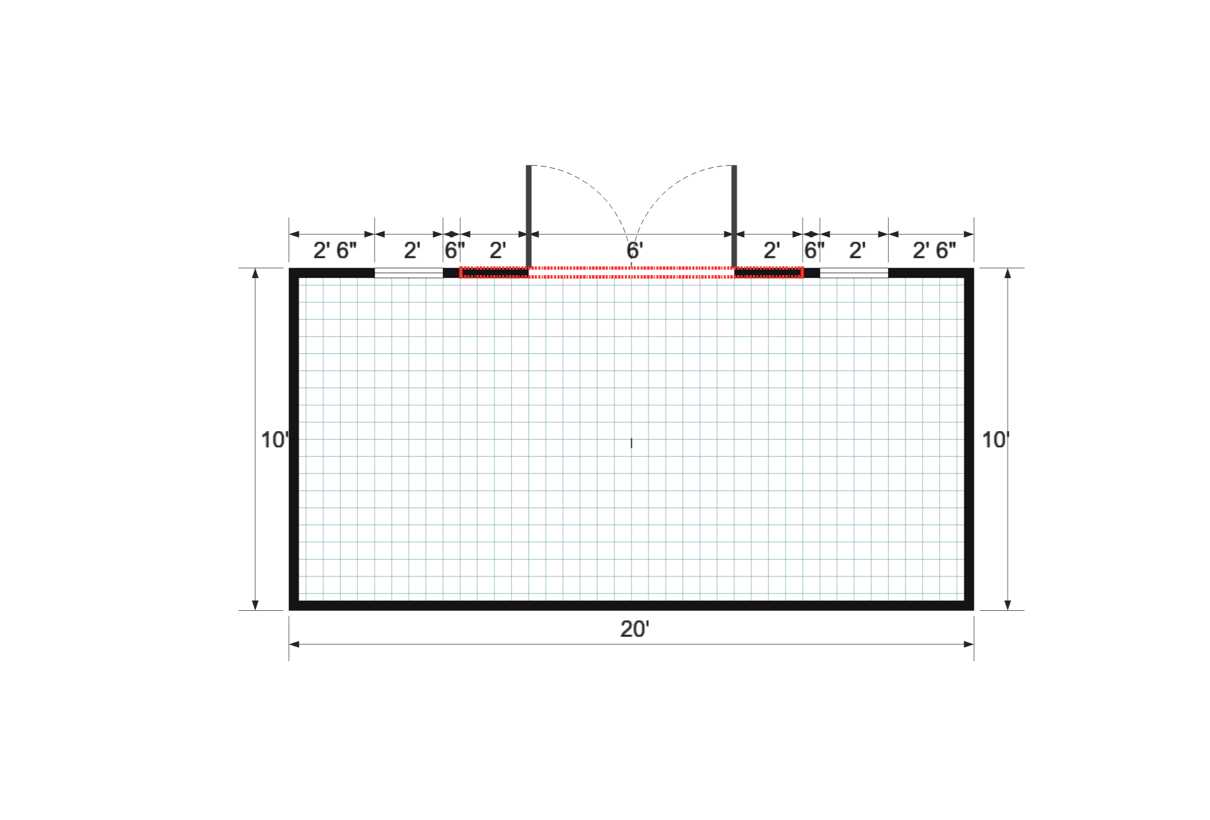 Dormer Premier 10×20 floor plan