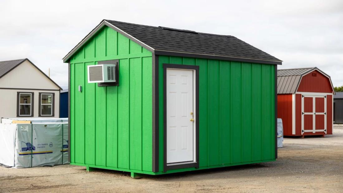 10x14 Gable Shed — exterior