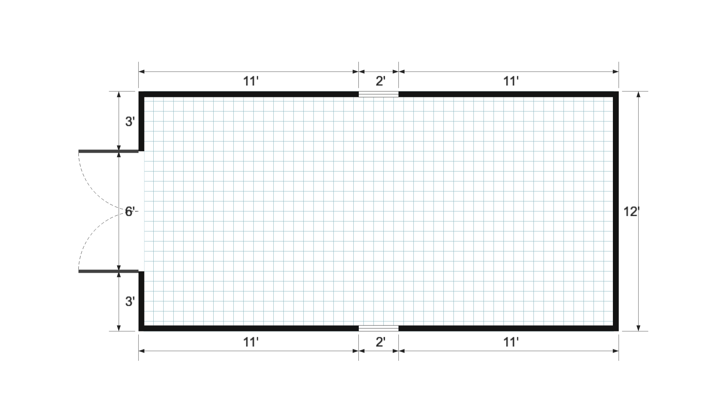 Premier 12×24 floor plan