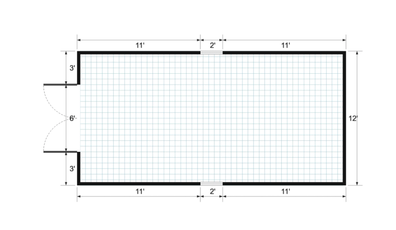 Premier 12×24 floor plan
