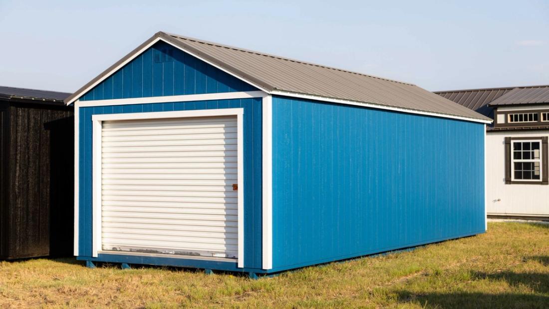 12x30 Gable Shed — exterior