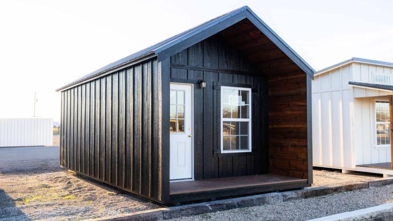 12x24 Gable Cedar Porch