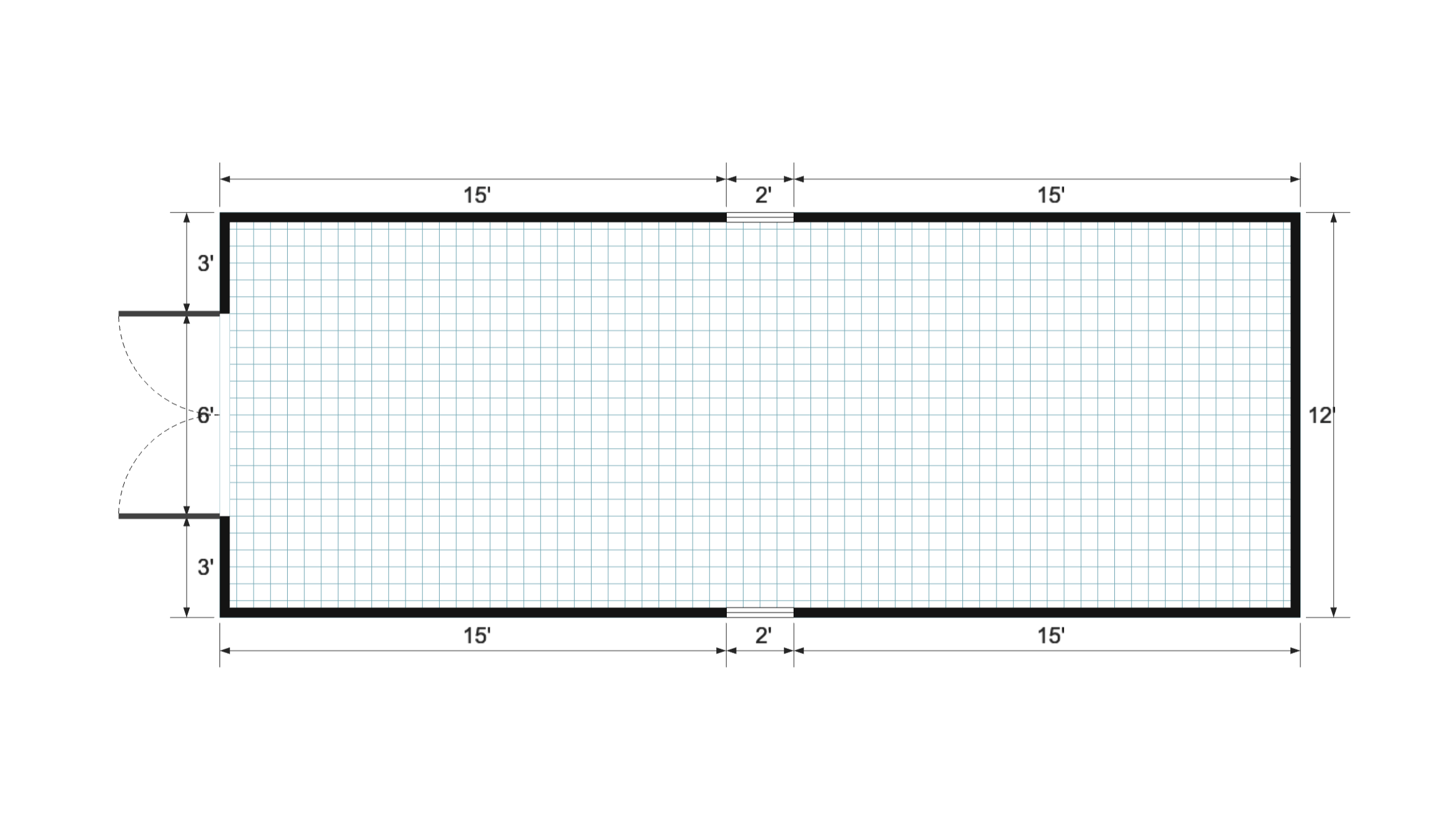 Premier 12×32 floor plan