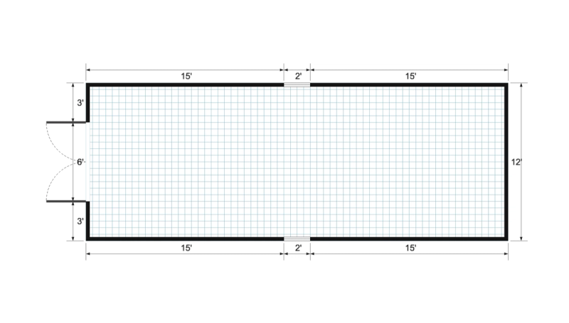 Premier 12×32 floor plan