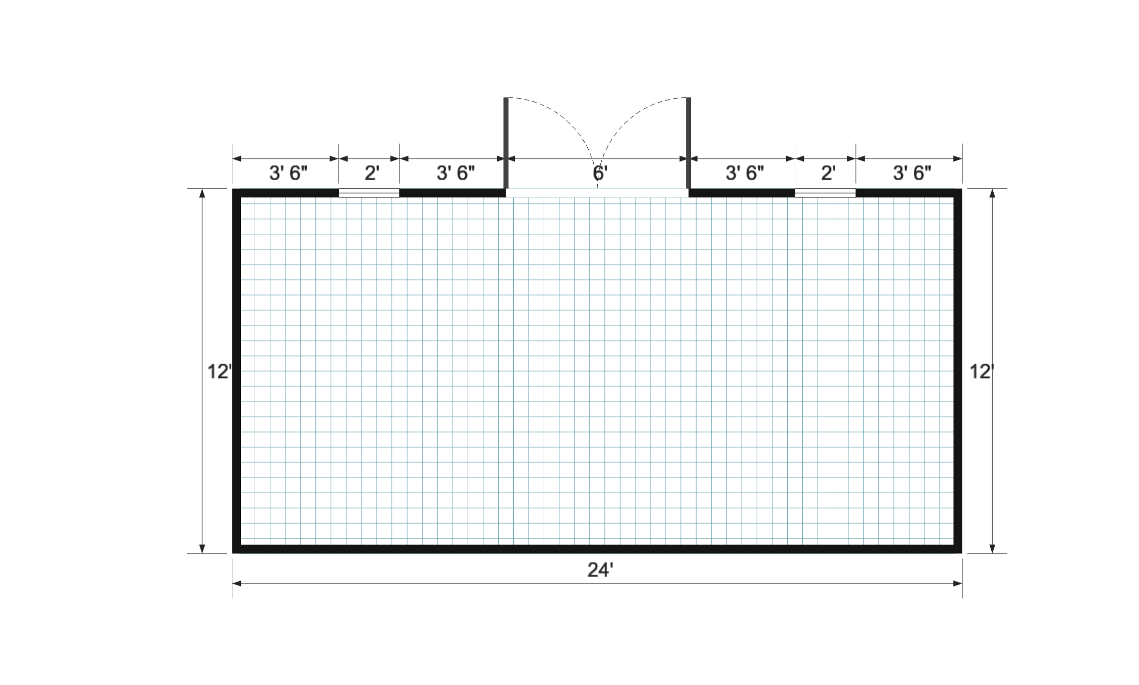 Side-Entry Premier 12×24 floor plan