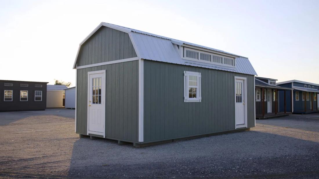 12x24 Lofted Barn — exterior