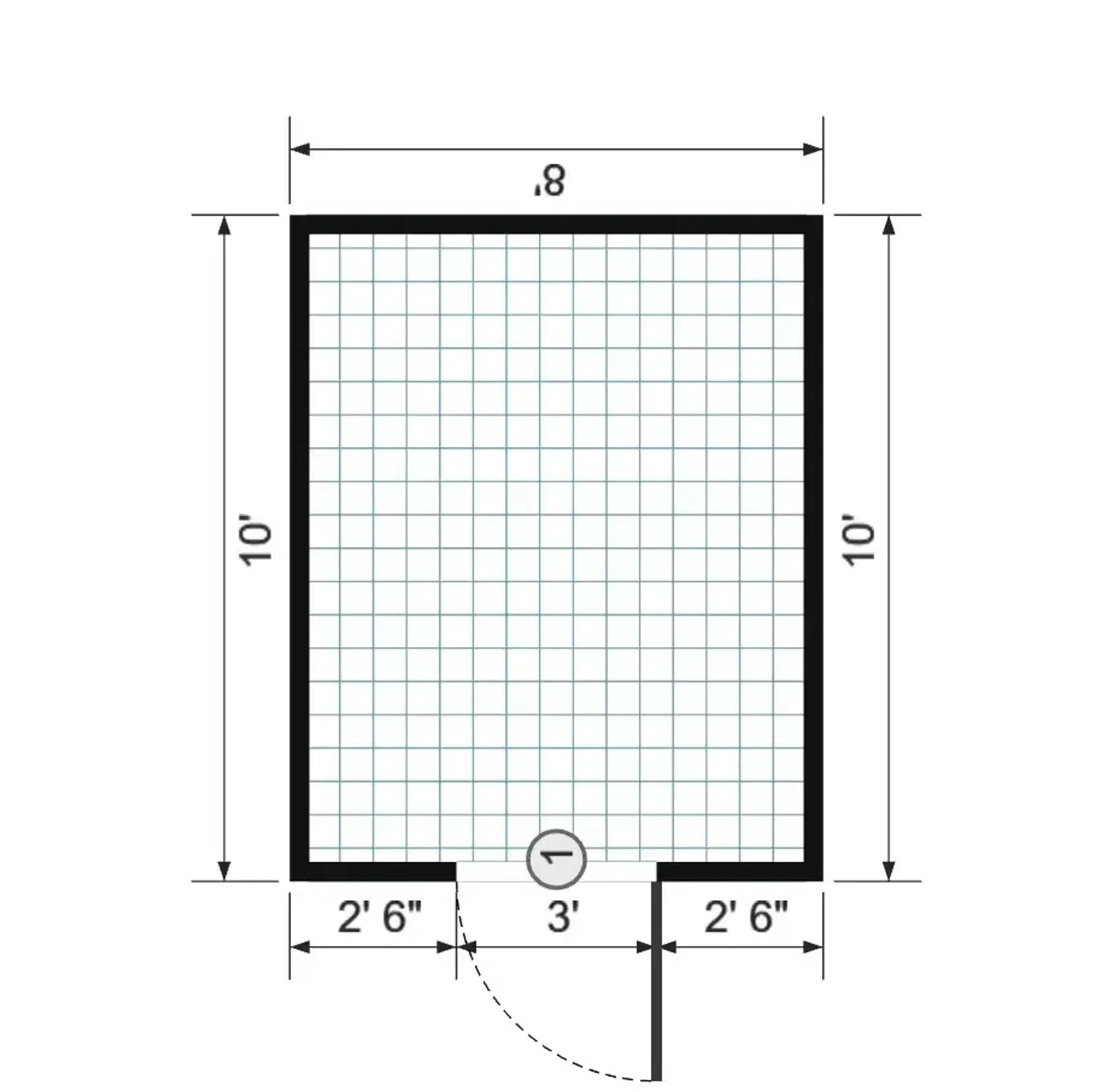 8x10 Basic Shed — photo 2