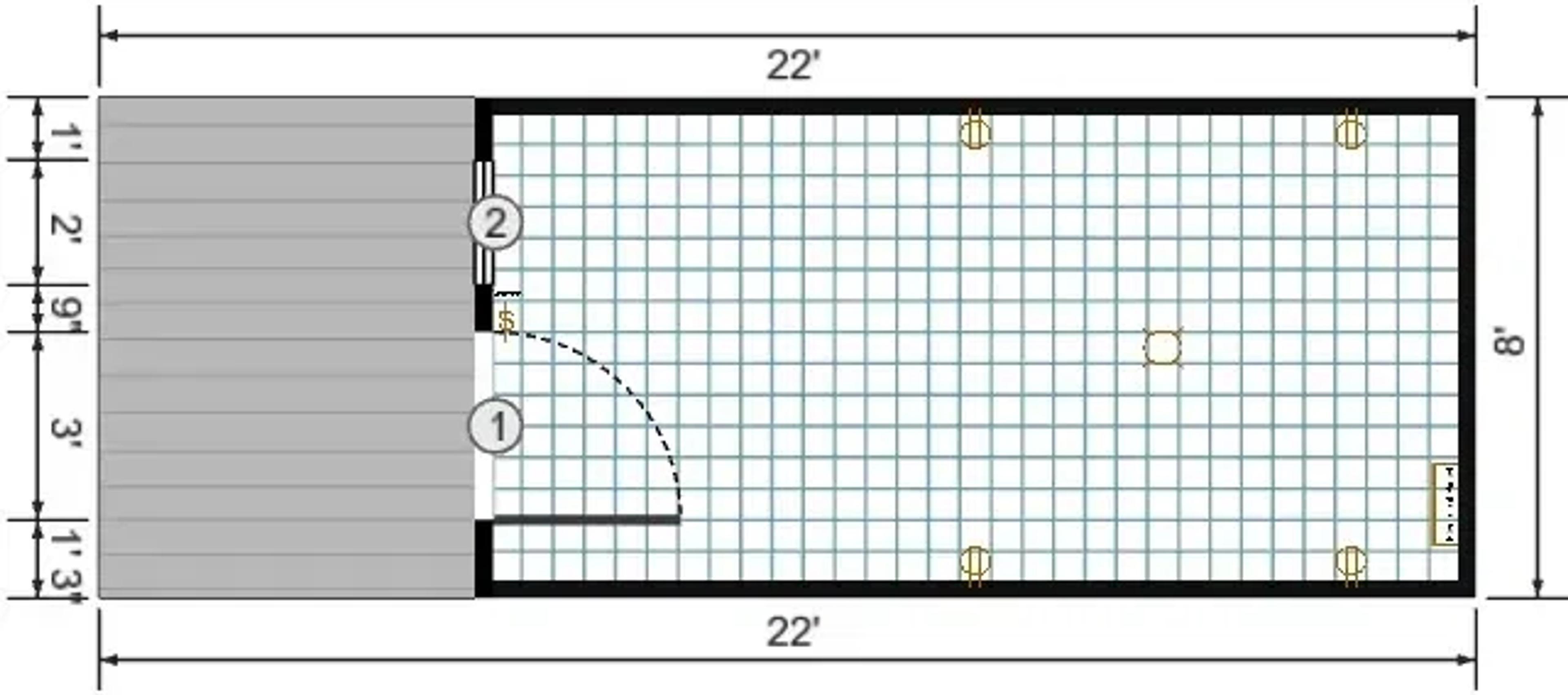 8x22 Gable Shed — photo 7