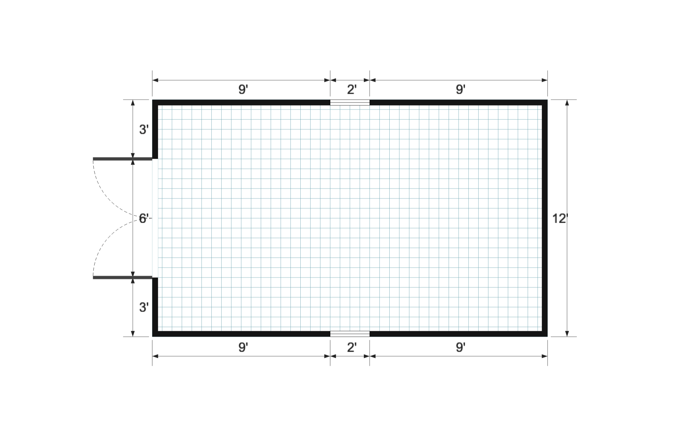 Premier 12×20 floor plan