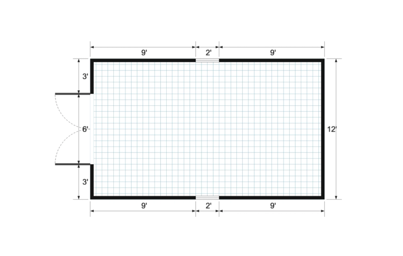 Premier 12×20 floor plan