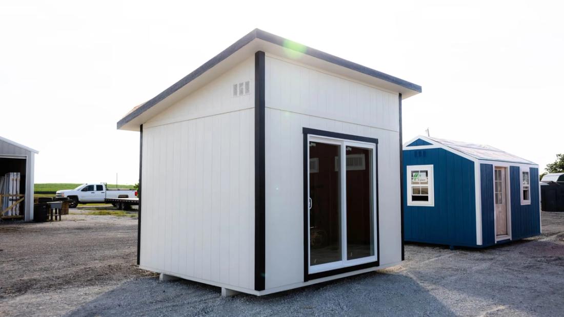 10x12 Single Slope — exterior
