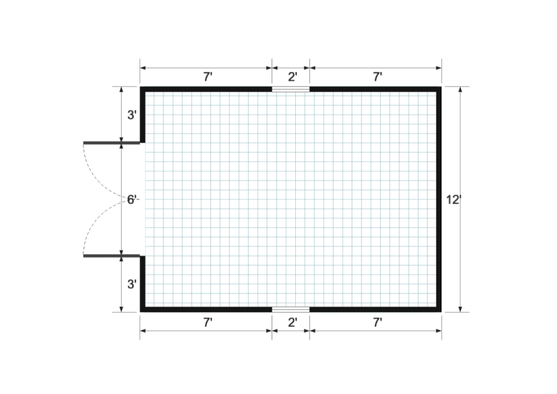 Premier 12×16 floor plan