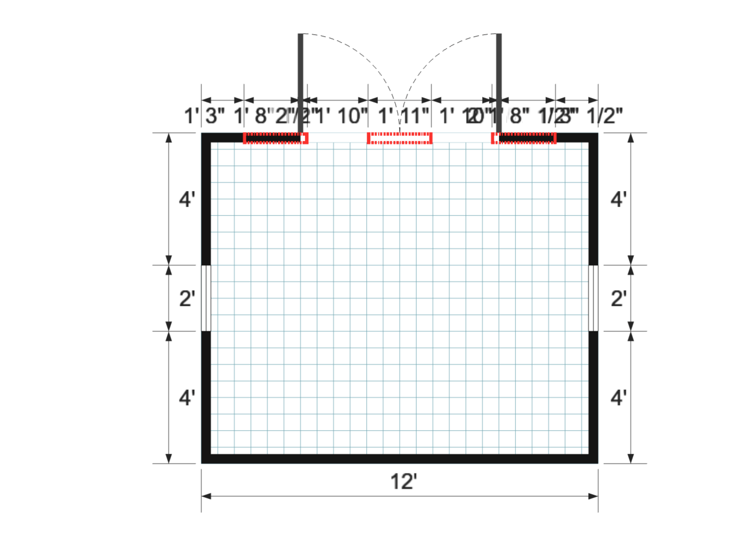 Premier Lean-to 10×12 floor plan