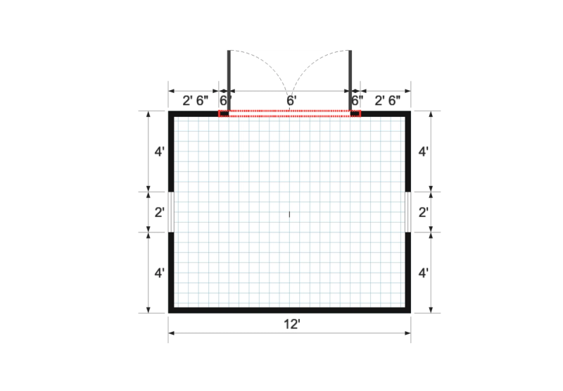 Dormer Premier 10×12 floor plan
