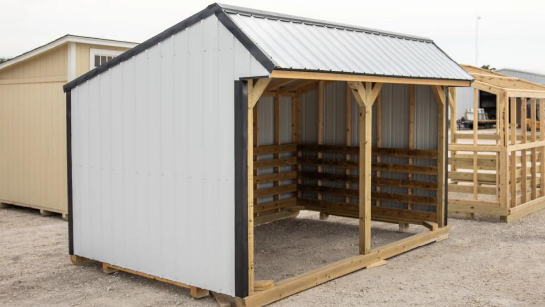 10x16 Animal Shelter — exterior