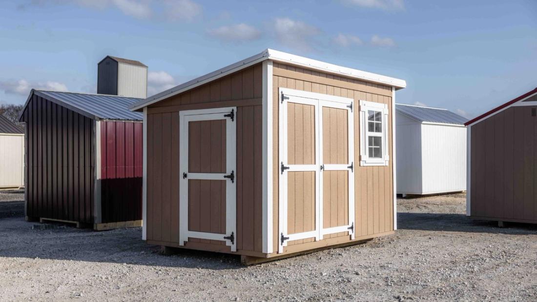 8x12 Short Single Slope — exterior