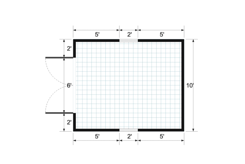 Short Premier 10×12 floor plan