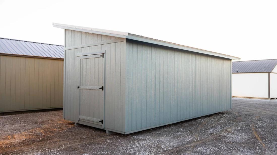 10x24 Single Slope — exterior