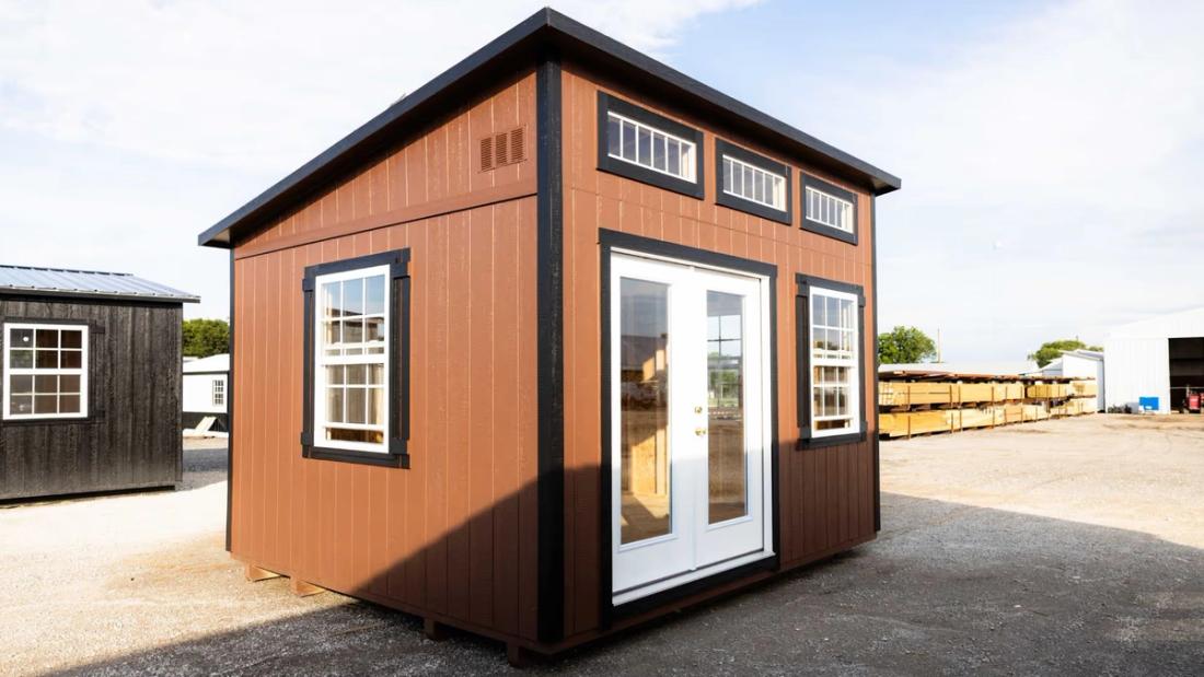 12x14 Single Slope — exterior