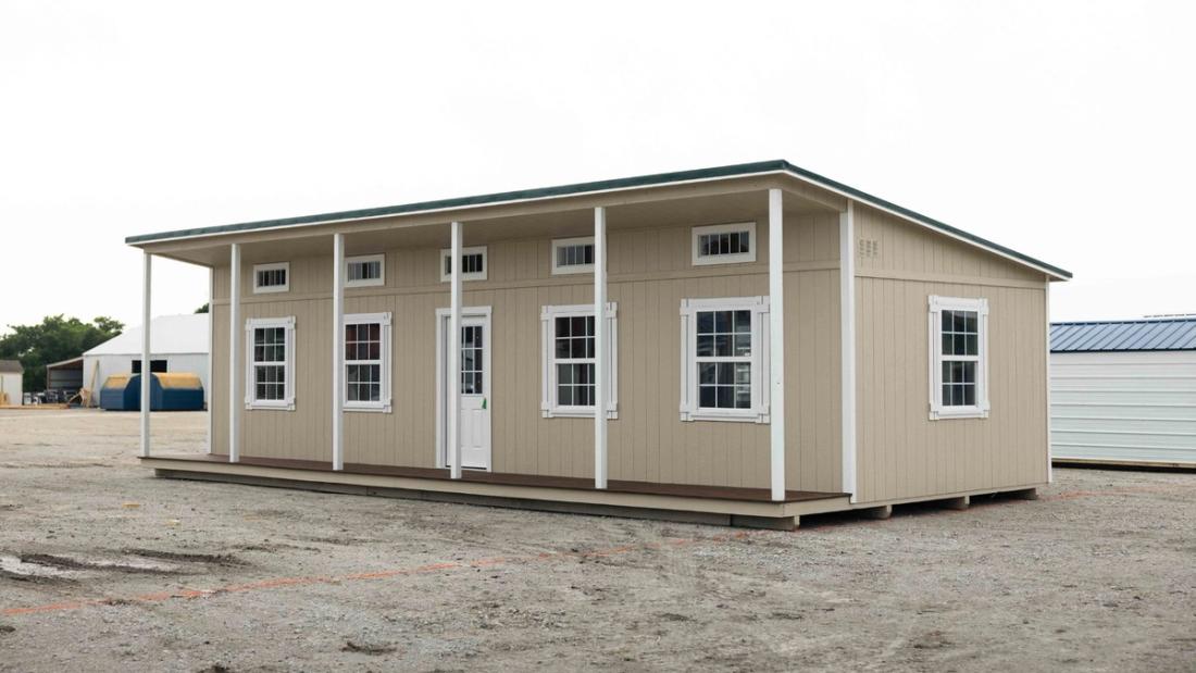 18x40 Single Slope — exterior