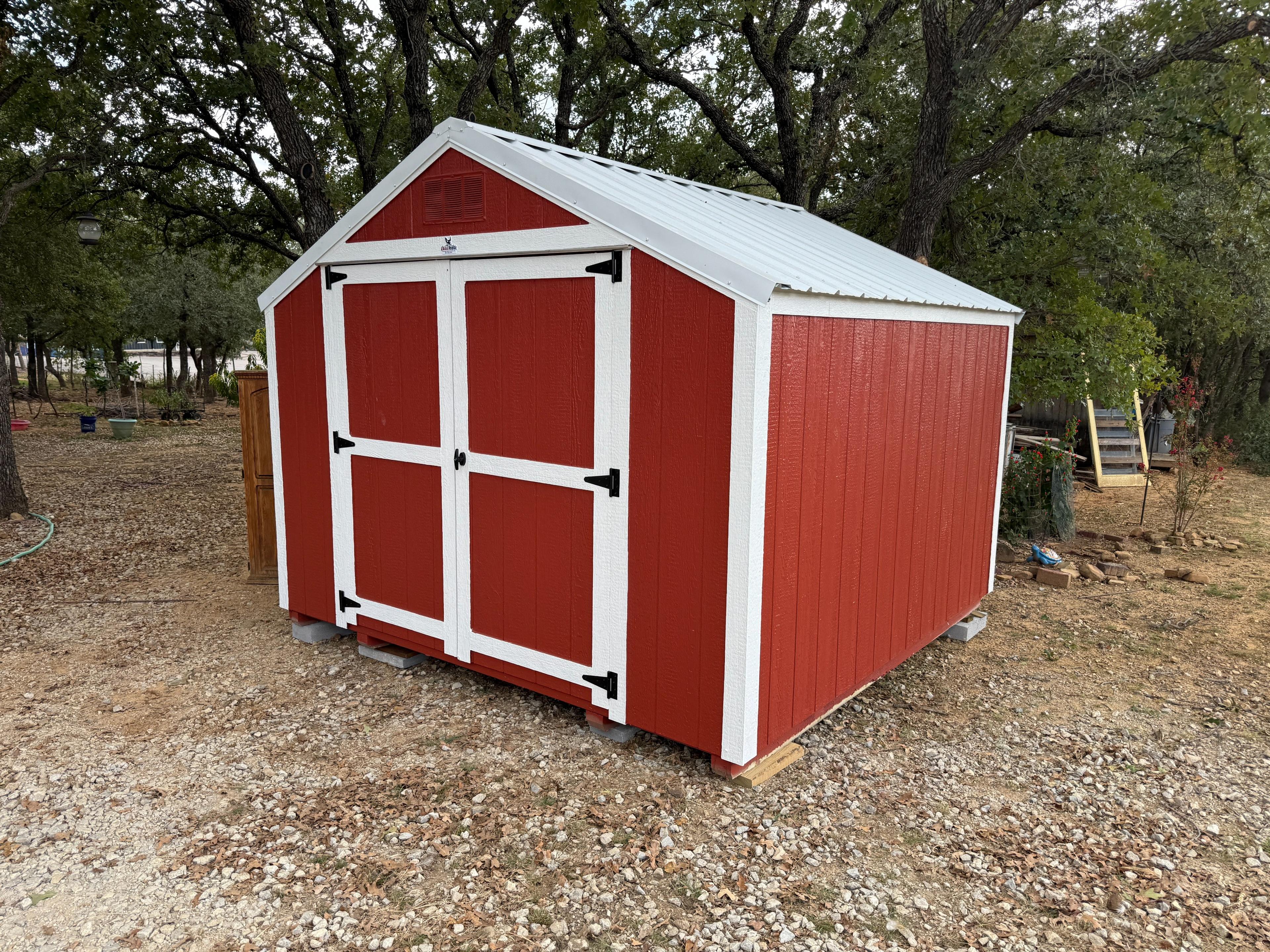 10x10 Basic Shed With Double Doors