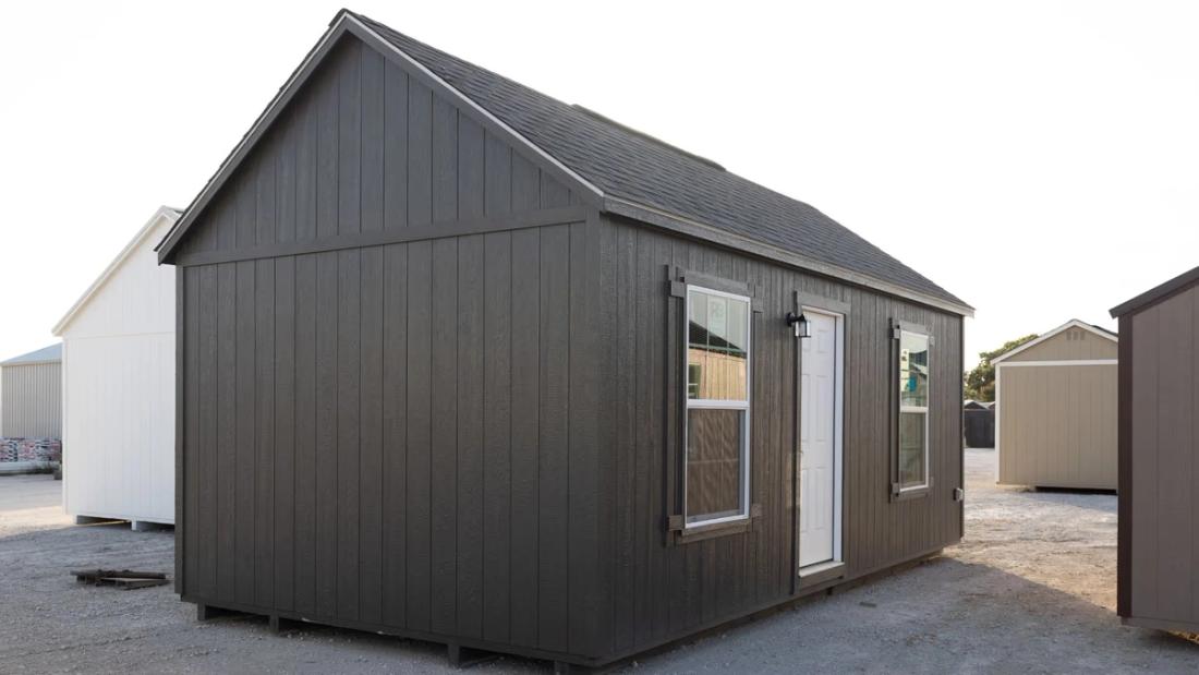 12x24 Gable Shed — exterior