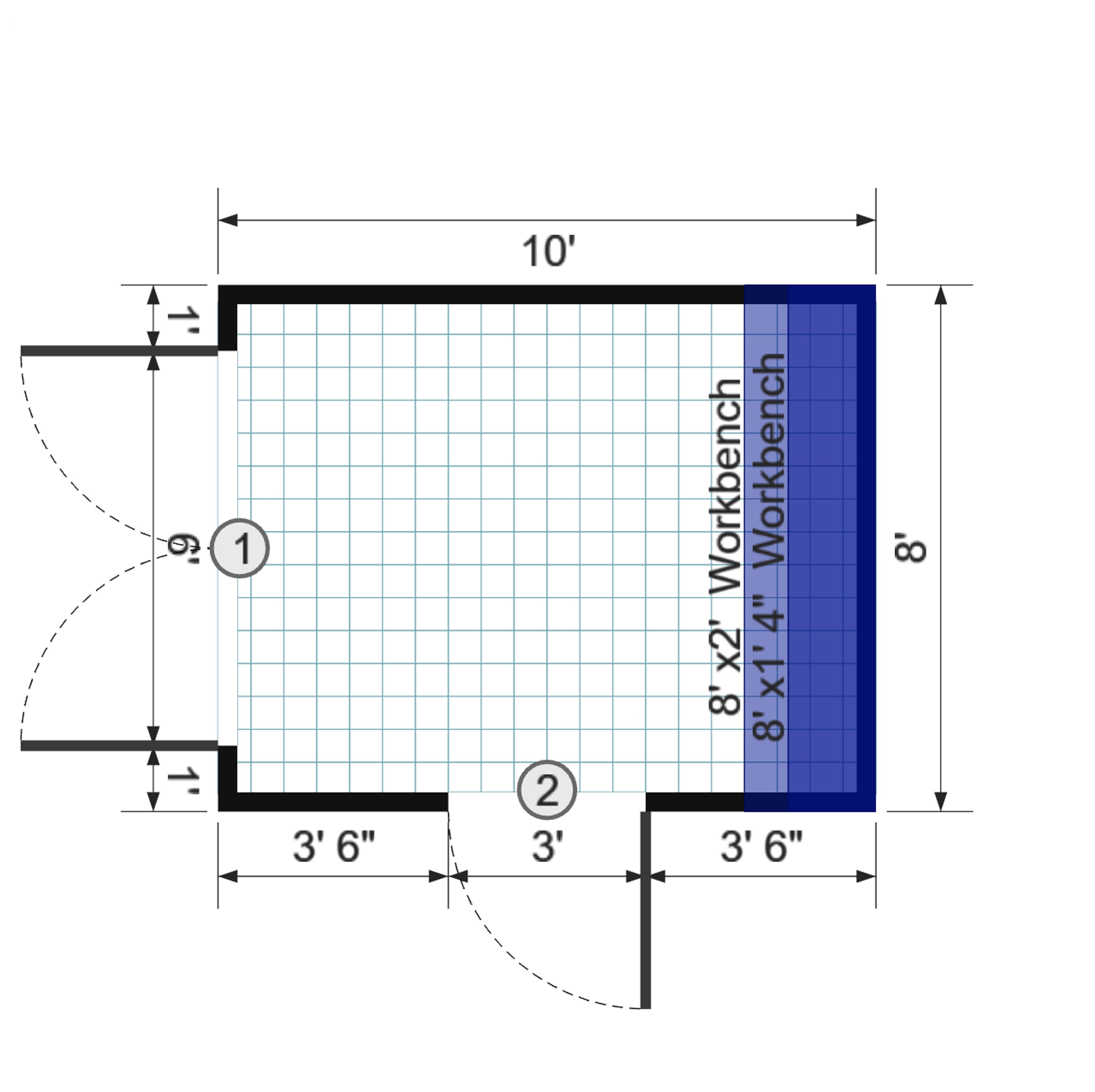 8x10 Gable Shed — photo 9