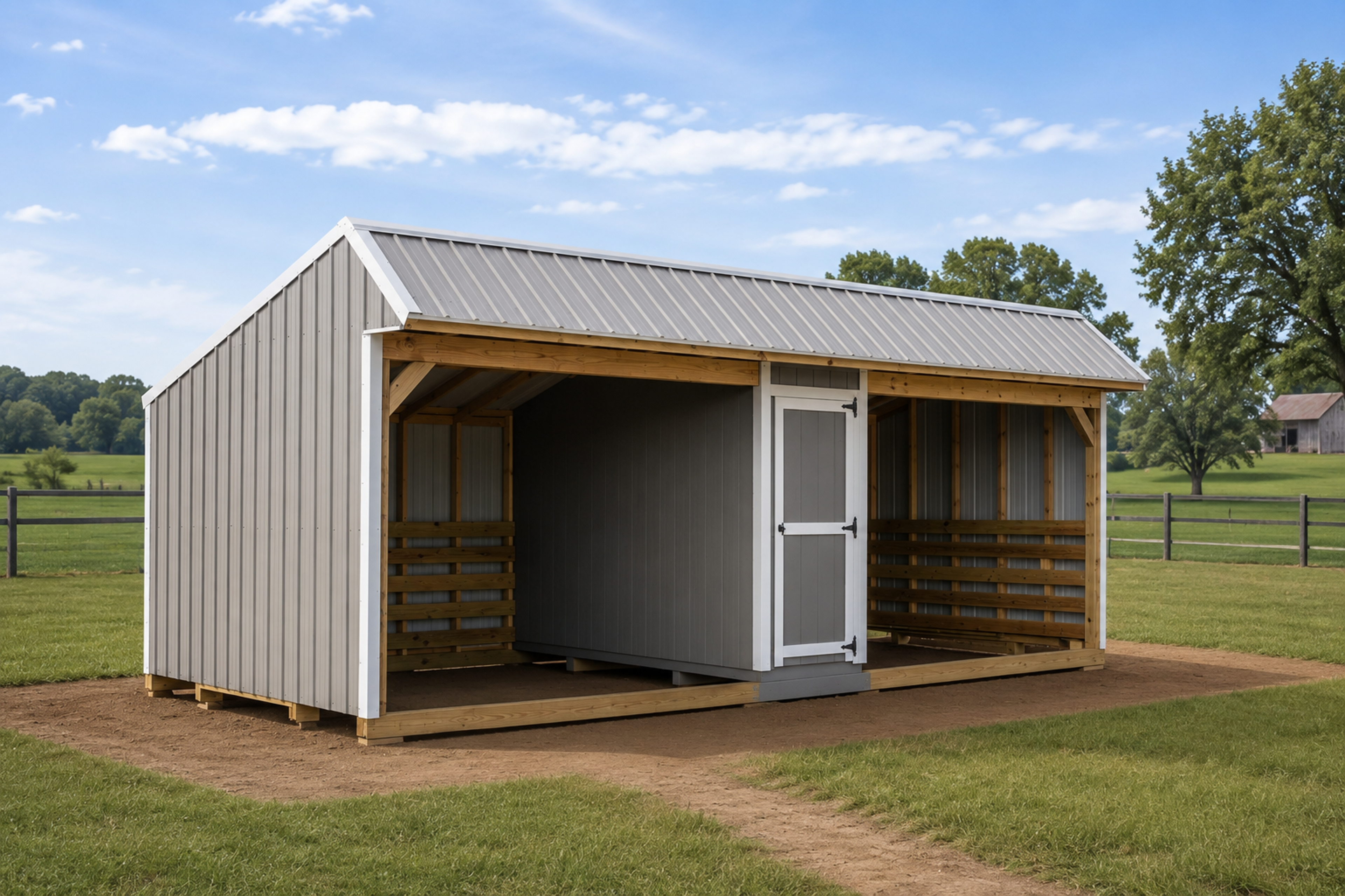 Centered Tack-room Animal Shelter