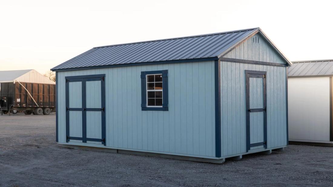 12x22 Gable Shed — exterior