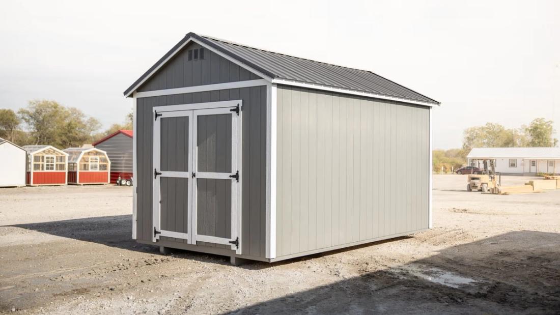 10x16 Gable Shed — exterior