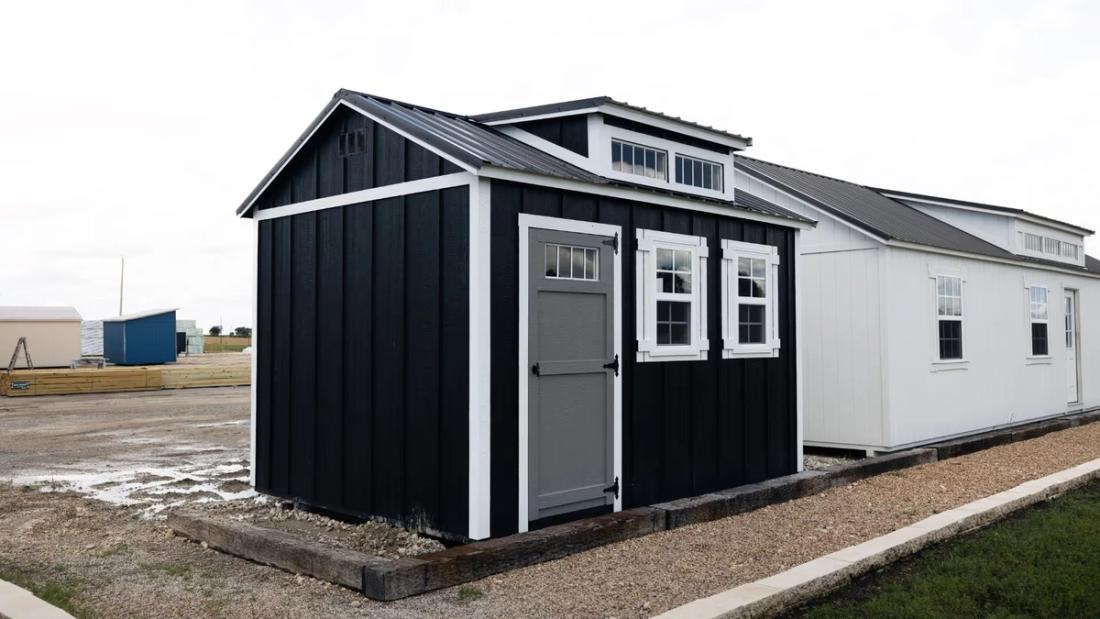 10x14 Gable Shed — exterior