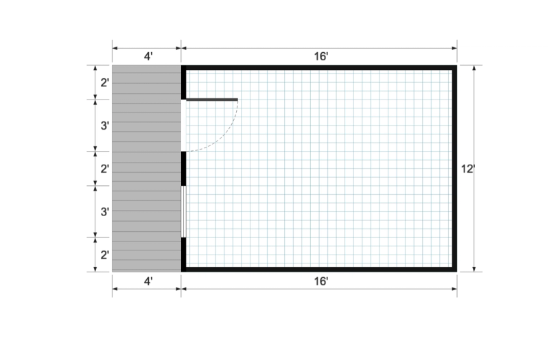 Nordic Cabinette 12×20 floor plan