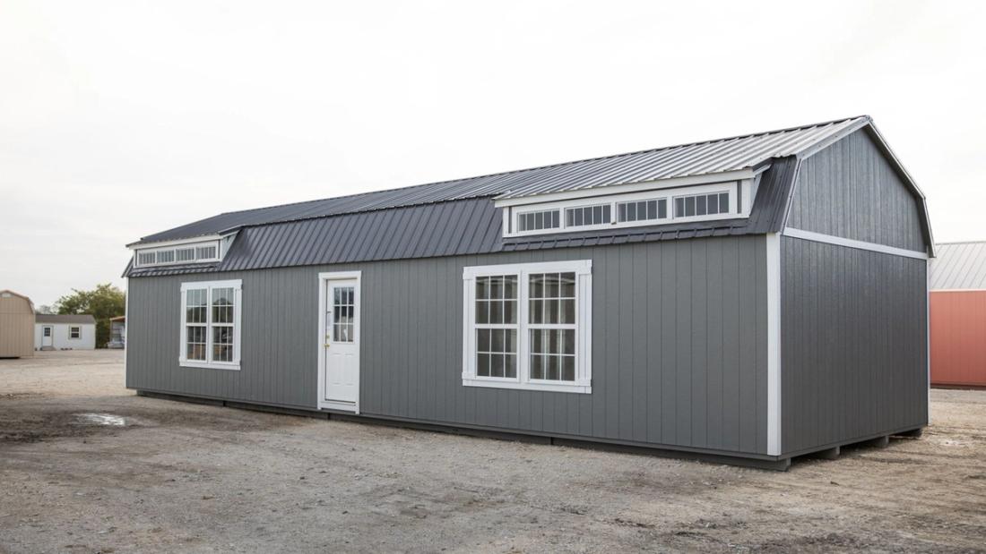 16x50 Lofted Barn — exterior