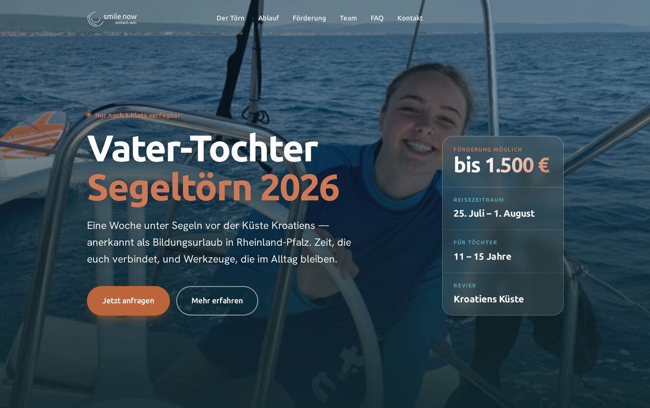 Vater-Kind Segeln — Vorschau