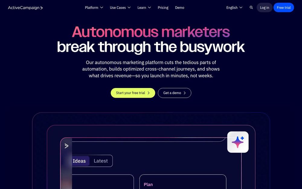 image of ActiveCampaign image of ActiveCampaign