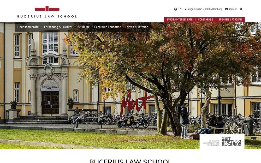 image of Bucerius Law School image of Bucerius Law School