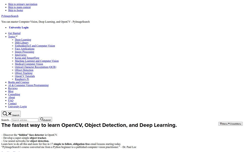 image of PyImageSearch image of PyImageSearch
