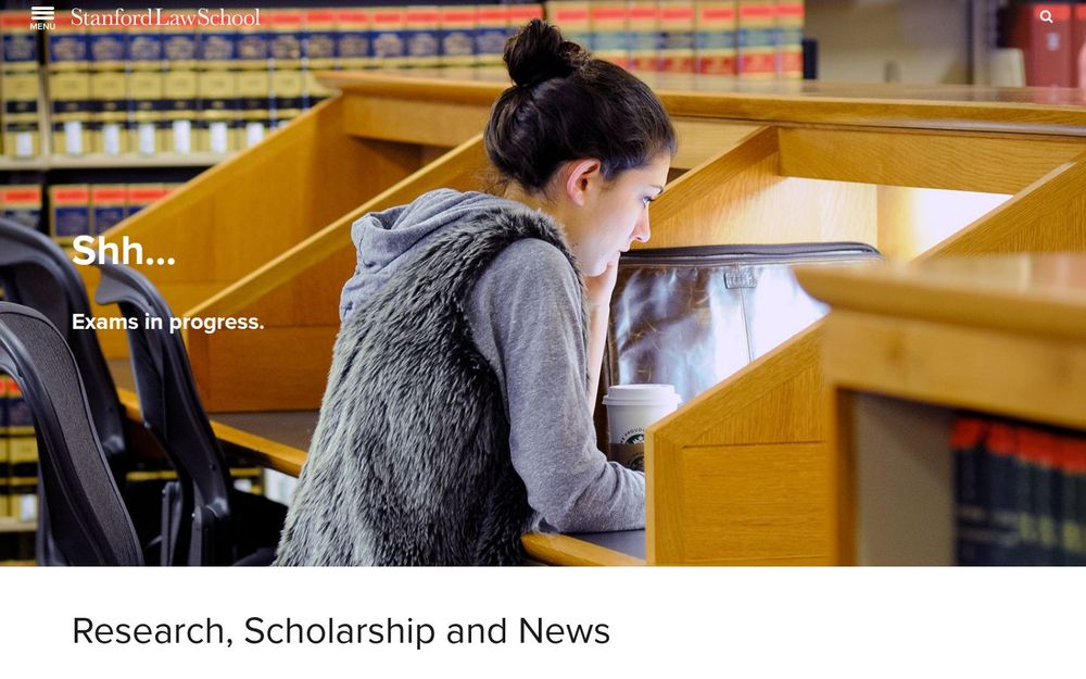 image of Stanford Law School image of Stanford Law School