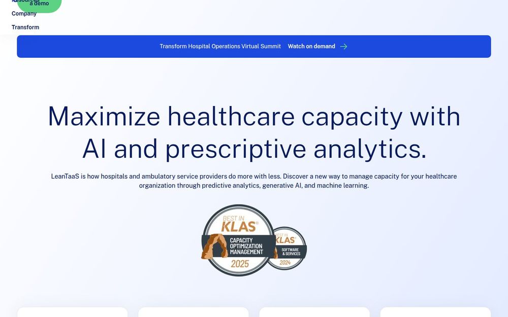 image of LeanTaaS image of LeanTaaS