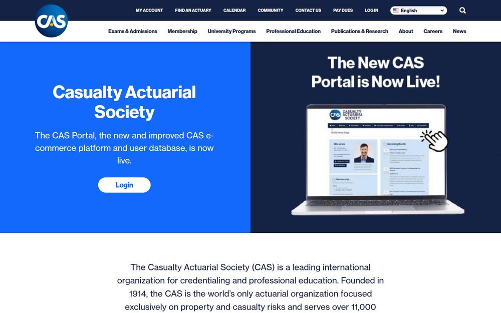 image of Casualty Actuarial Society (CAS) image of Casualty Actuarial Society (CAS)