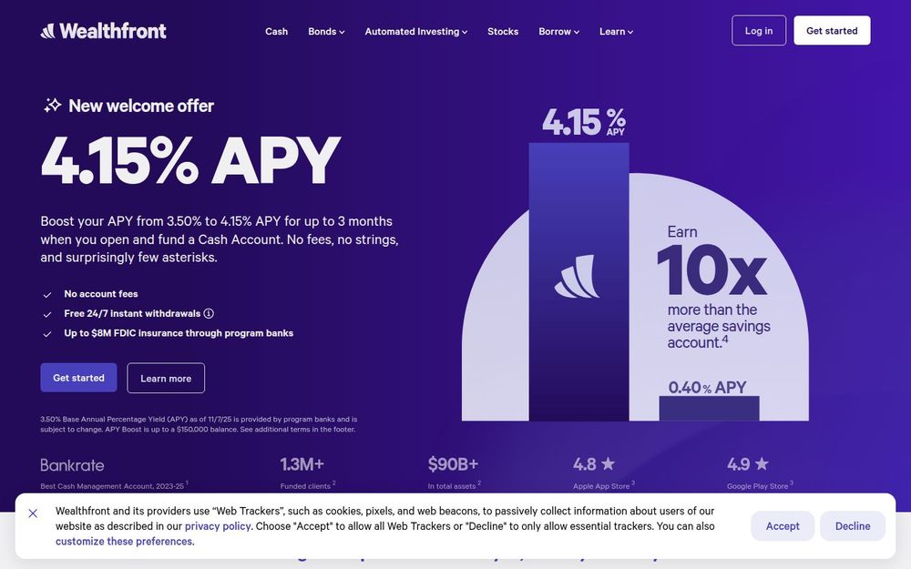 image of Wealthfront image of Wealthfront