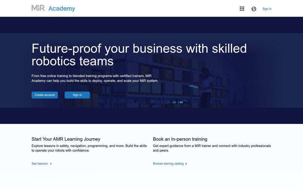 image of MiR Academy image of MiR Academy