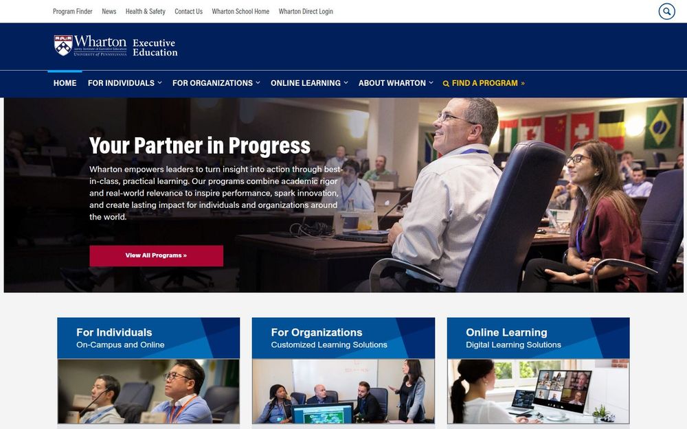 image of Wharton Executive Education image of Wharton Executive Education