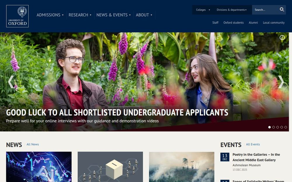 image of University of Oxford image of University of Oxford