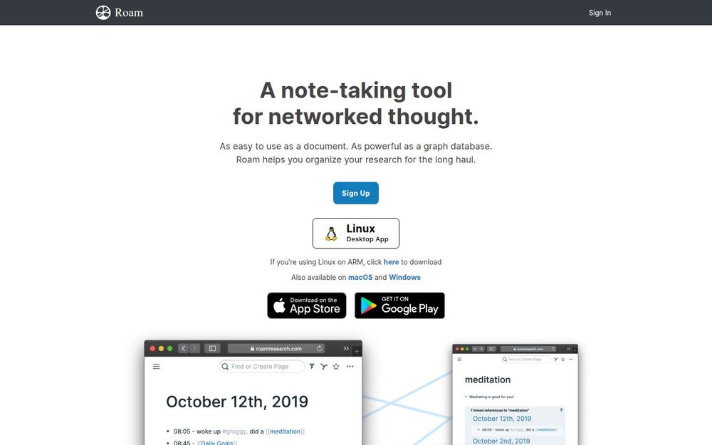 image of Roam Research image of Roam Research