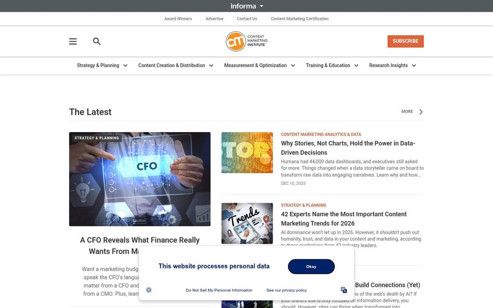 image of Content Marketing Institute image of Content Marketing Institute